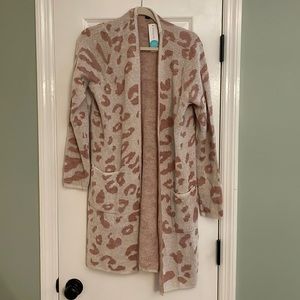 Brand New Fortune + Ivy Animal Print Open Cardigan